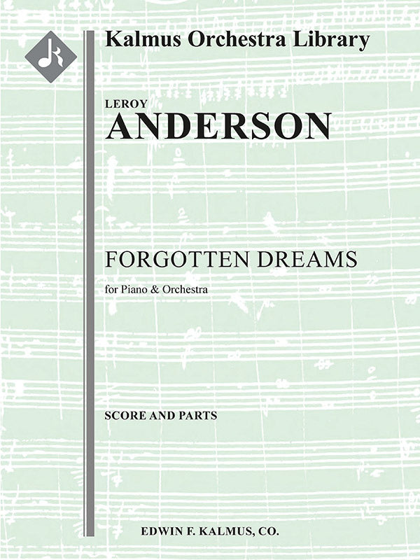Forgotten Dreams for Piano and Orchestra Cover Image