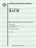 Brandenburg Concerto No. 6 in B-flat, BWV 1051 (critical edition) Cover Image
