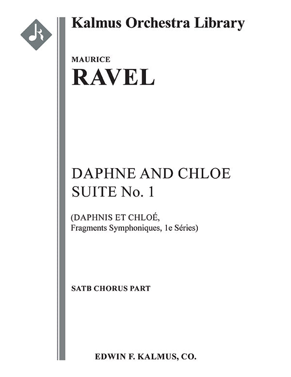 Daphnis and Chloe: Suite No. 1 Cover Image