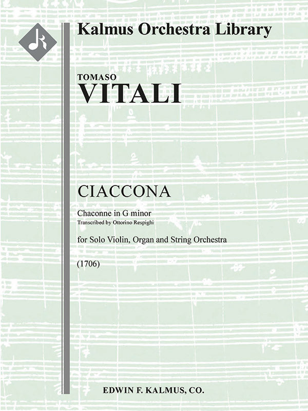 Ciaccona (Chaconne in G minor) Cover Image