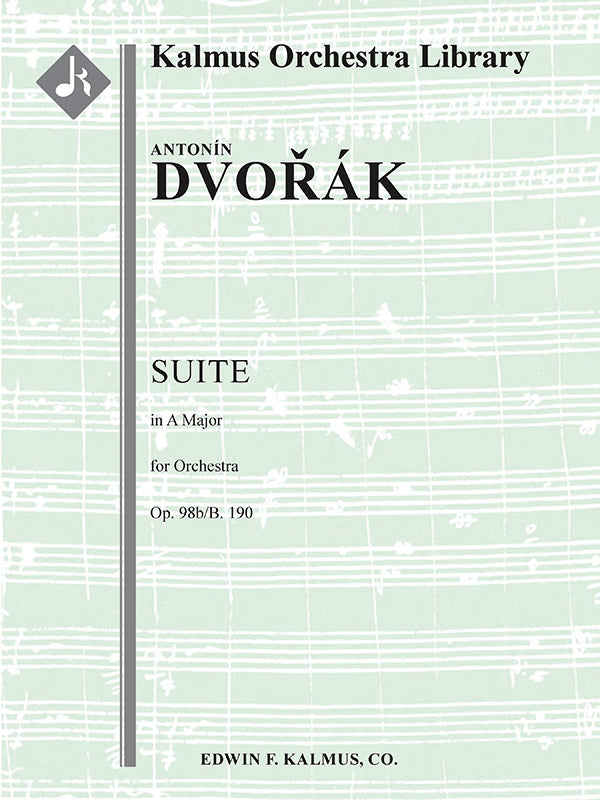 Suite in A, Op. 98b/B. 190 Cover Image