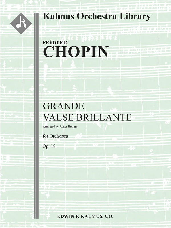 Grande Valse Brillante, Op. 18 Cover Image
