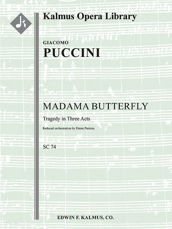 Madama Butterfly (complete opera in 3 acts; reduced orchestration) Cover Image