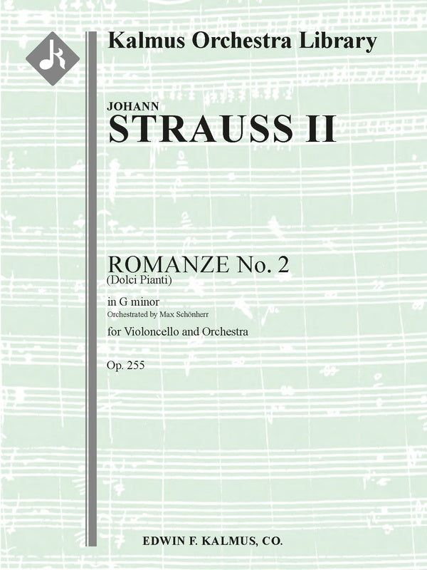Romanze No. 2 in G minor, Op. 255 (Dolci Pianti) [transcription] Cover Image