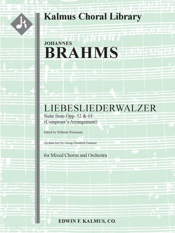 Liebesliederwalzer, Suite from Opp. 52 & 65 [composer's arrangement] Cover Image
