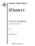 Lied et Scherzo, Op. 54 for Solo Horn and Wind Nonet Cover Image