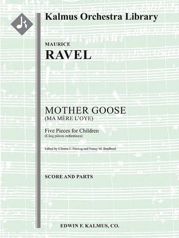 Mother Goose: Five Pieces for Children (Ma Mere L'oye) Cover Image