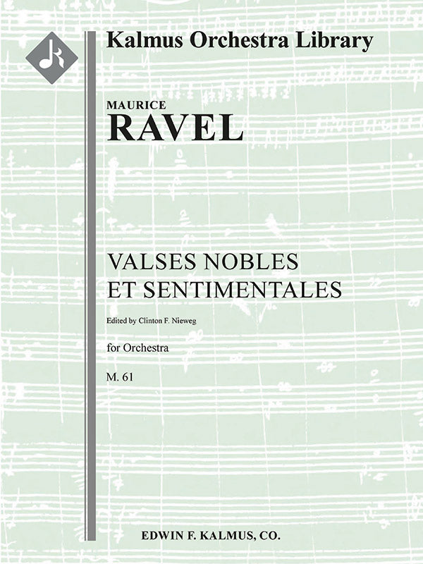 Valses Nobles et Sentimentales, M. 61 Cover Image