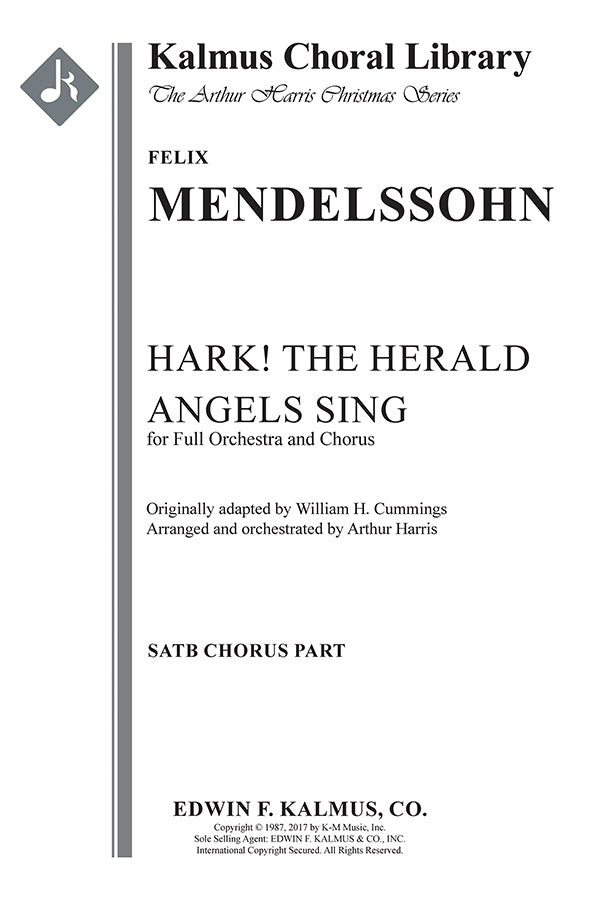 Hark! the Herald Angels Sing [Arranged by Cummings from Festgesang; No. 2] Cover Image