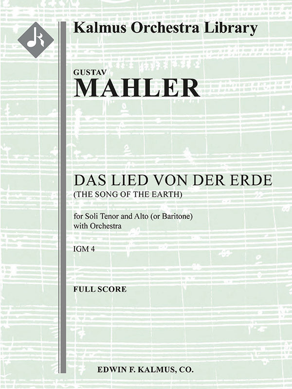 Das Lied von der Erde (The Song of the Earth) Cover Image