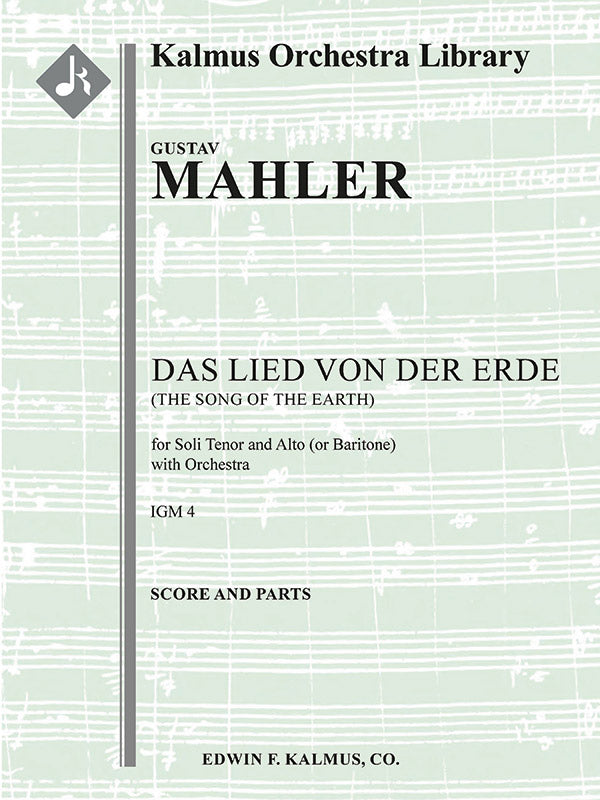 Das Lied von der Erde (The Song of the Earth) Cover Image