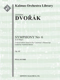Symphony No. 6 in D, Op. 60/ B. 112 Cover Image