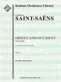 Orient and Occident March, Op. 25 (composer's transcription) Cover Image