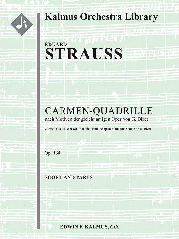 Carmen-Quadrille, Op. 134 Cover Image