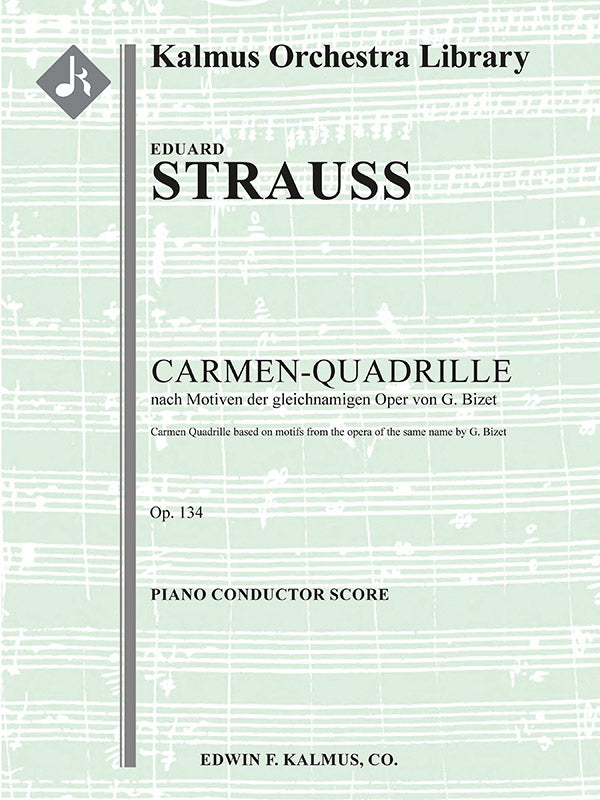 Carmen-Quadrille, Op. 134 Cover Image