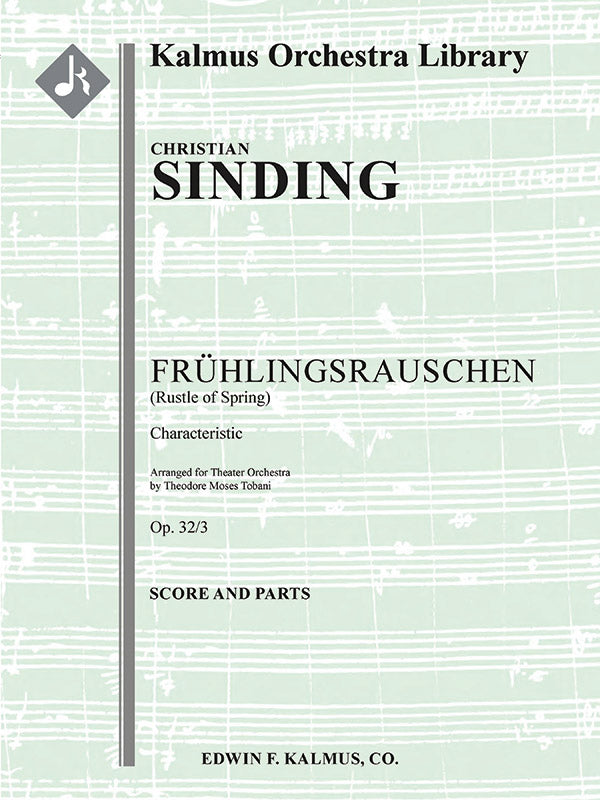 Fruehlingsrauschen, Op. 32/3 (Rustle of Spring) Cover Image