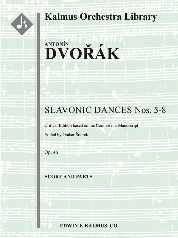 Slavonic Dances Op. 46 Nos. 5-8, critical edition Cover Image