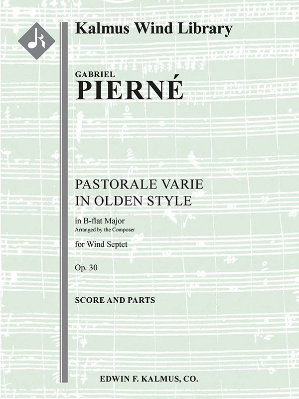 Pastorale Varie in Olden Style, Op. 30 Cover Image