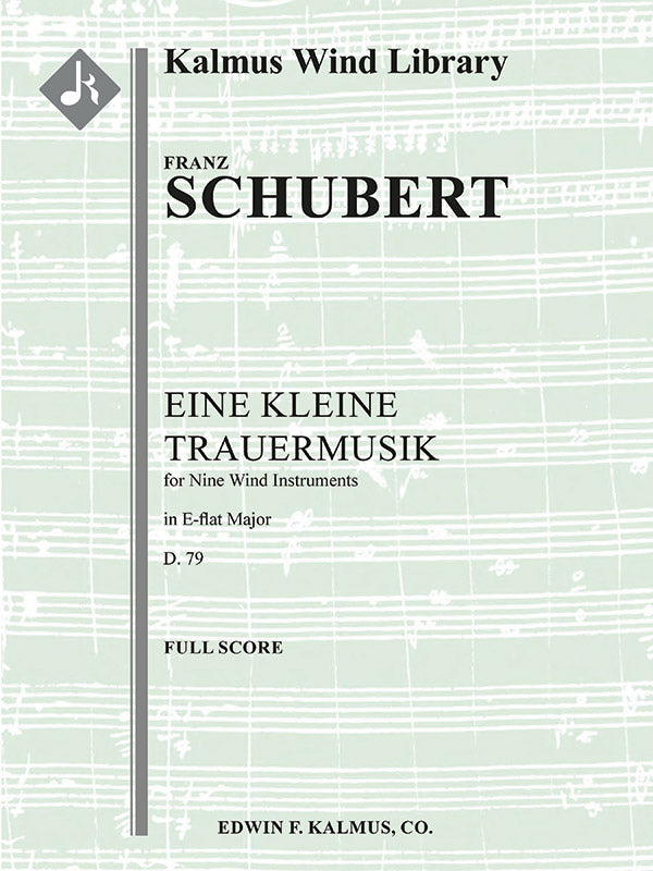 Eine Kleine Trauermusik, D. 79 Cover Image