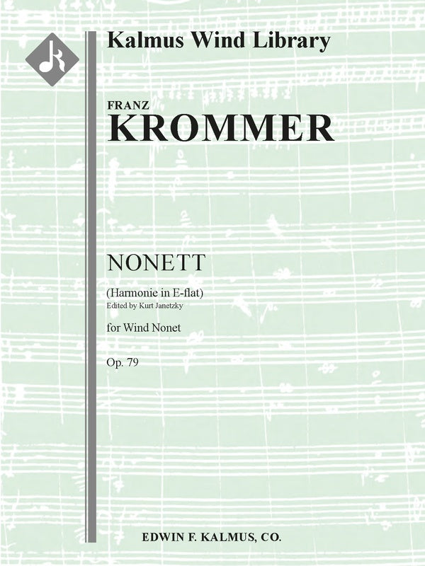 Nonett (Harmonie in E-flat), Op. 79 [Janetzky] Cover Image