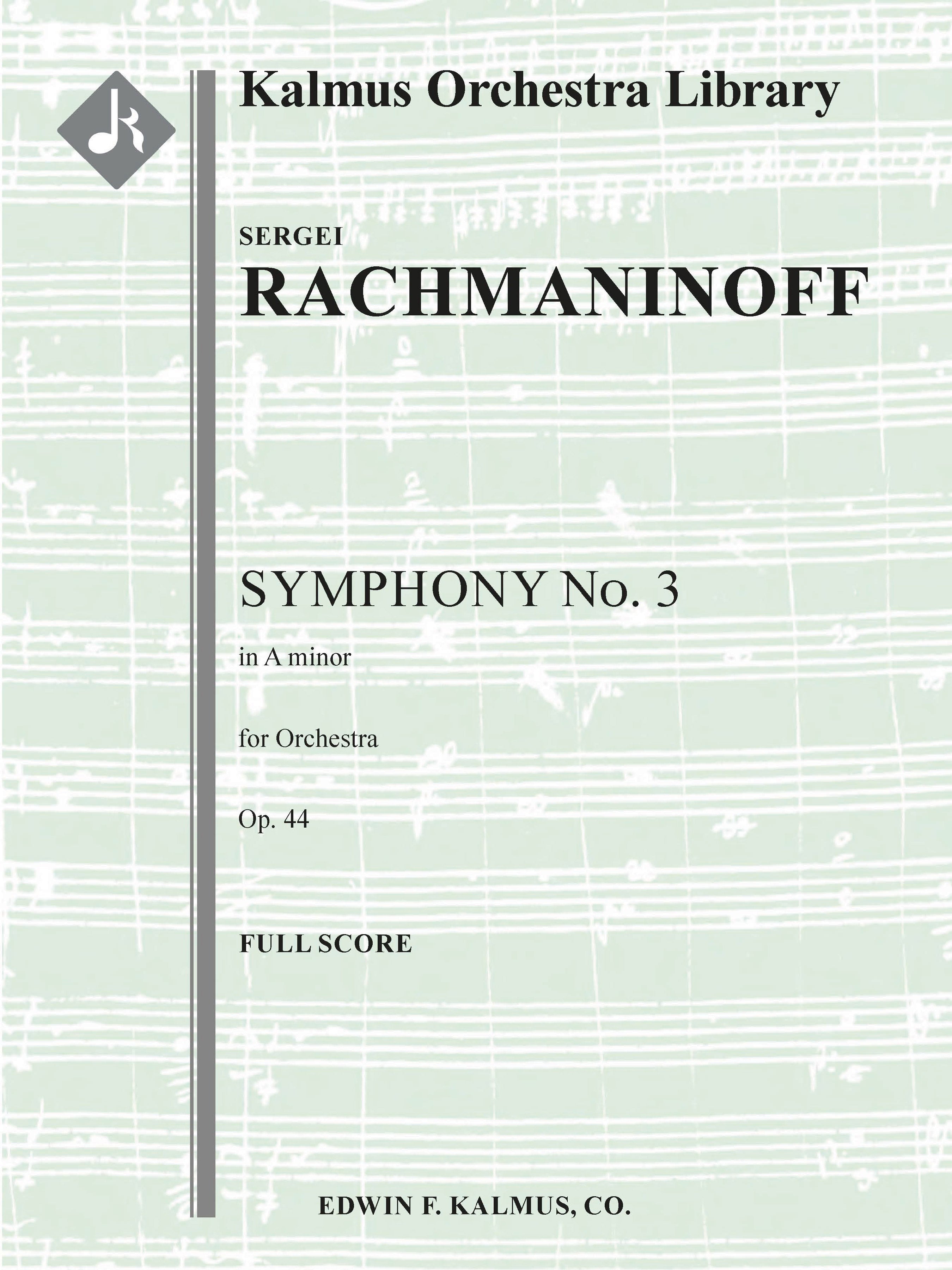 Symphony No. 3 in A minor, Op. 44 Cover Image