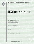 Rhapsody on a Theme of Paganini, Op. 43 Cover Image