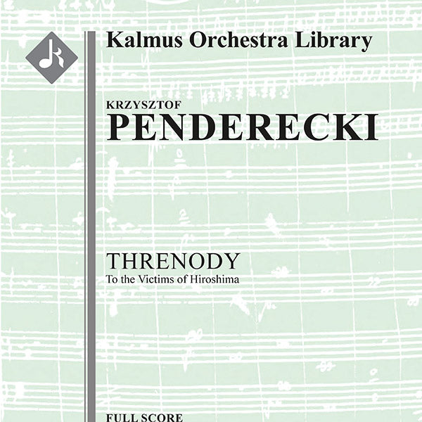 Threnody to the Victims of Hiroshima Cover Image