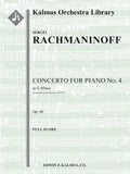 Concerto for Piano No.4 in G minor, Op.40 (Second revised version 1939-41) Cover Image