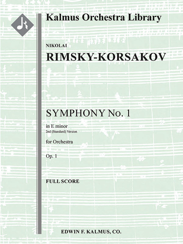 Symphony No. 1 in E minor, Op. 1 (2nd version) Cover Image