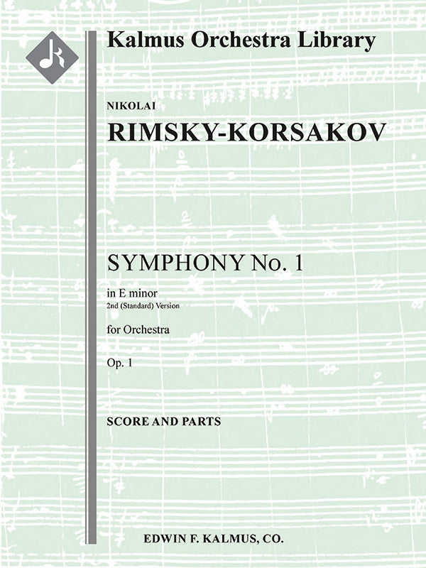 Symphony No. 1 in E minor, Op. 1 (2nd version) Cover Image