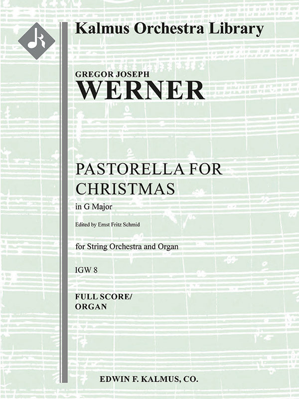 Pastorella for Christmas in G Major, IGW 8 Cover Image