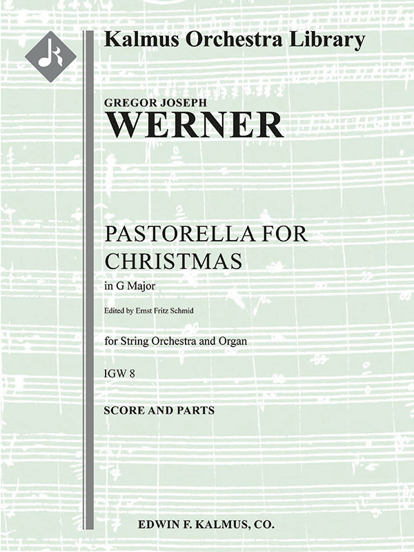 Pastorella for Christmas in G Major, IGW 8 Cover Image