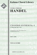 Chandos Anthem No. 4: O Sing unto the Lord, HWV 249b (Grote/Elvers) Cover Image