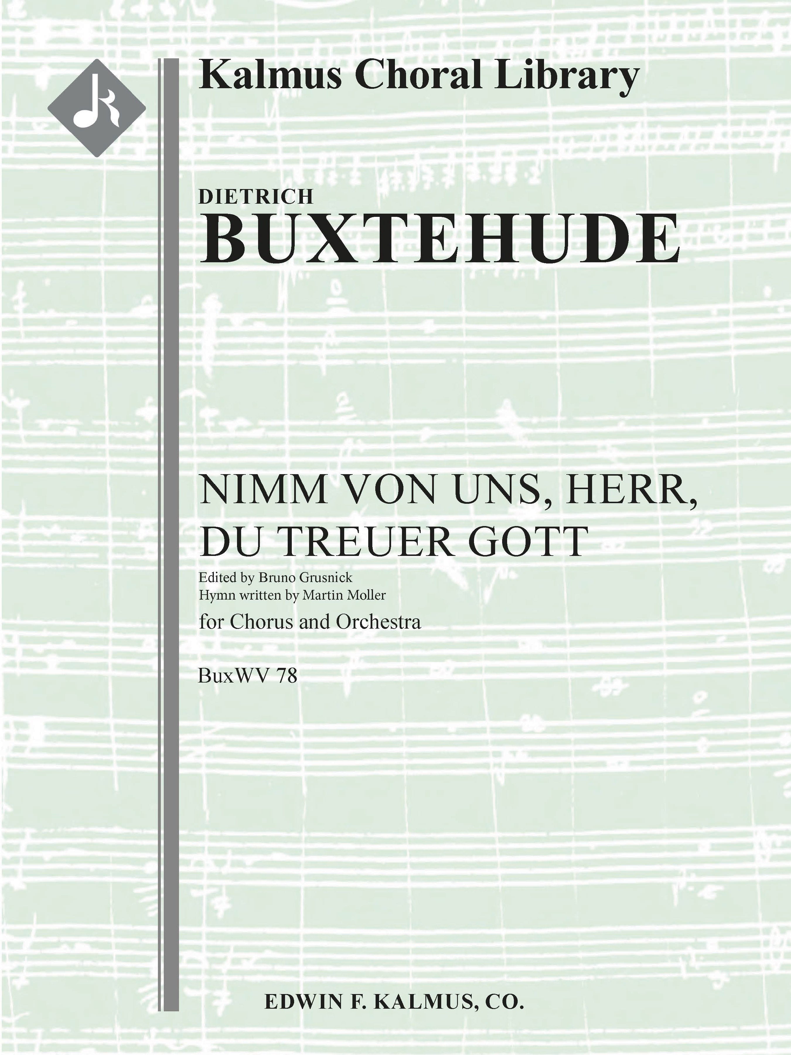 Nimm von uns, Herr, Du treuer Gott, BuxWV 78 Cover Image