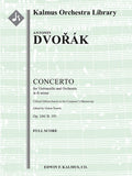 Concerto for Cello in B minor, Op. 104/B. 191 (Critical Edition) Cover Image