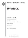 Concerto for Cello in B minor, Op. 104/B. 191 (Critical Edition) Cover Image