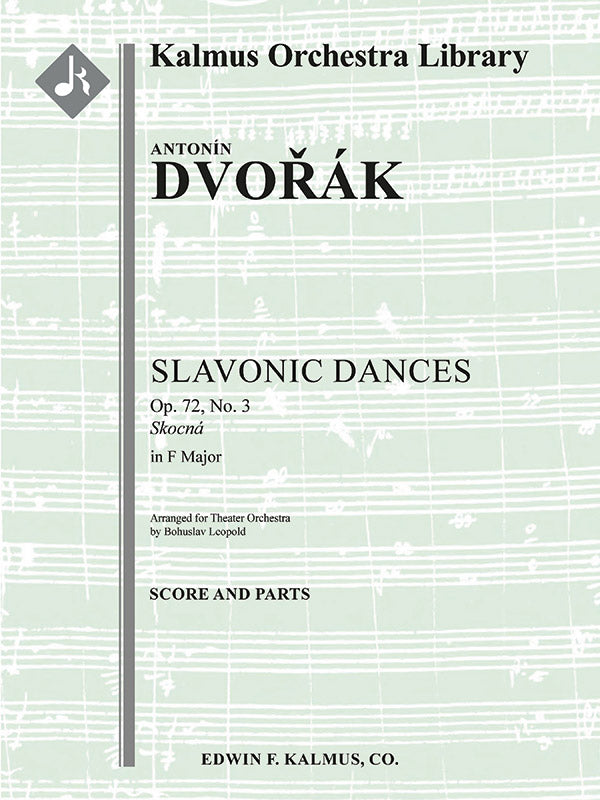 Slavonic Dances, Op. 72/B. 147: No. 3 in F (Skocna) Cover Image