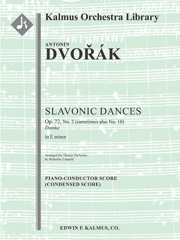 Slavonic Dances, Op. 72/B. 147: No. 2 in E minor Cover Image