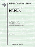 Souvenir for Solo Violin and Orchestra Cover Image
