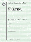 Memorial to Lidice (Pamatnik Lidicim), H. 296 Cover Image