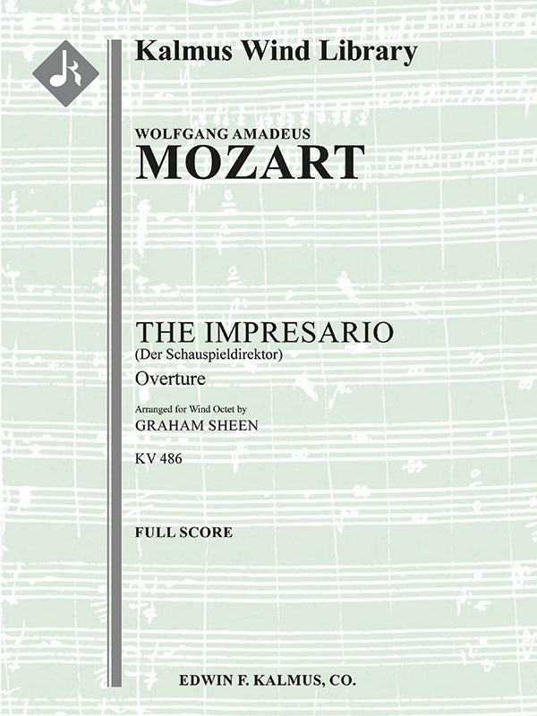 The Impresario Overture, K. 486 (Der Schauspieldirektor) Cover Image