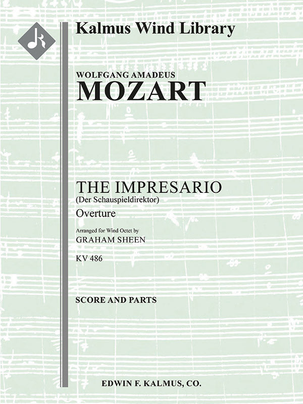 The Impresario Overture, K. 486 (Der Schauspieldirektor) Cover Image