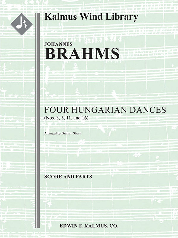Hungarian Dances Nos. 3, 5, 11 and 16 Cover Image
