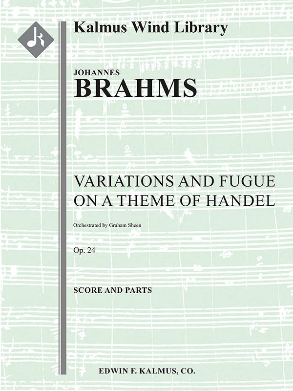 Variations and Fugue on a Theme by Handel, Op. 24 (revised edition) Cover Image