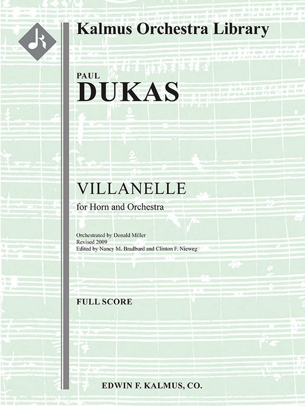 Villanelle for Horn and Orchestra Cover Image