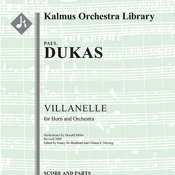 Villanelle for Horn and Orchestra Cover Image