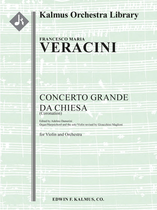Concerto Grande da Chiesa 'Coronation' [Damerini/Maglioni] Cover Image