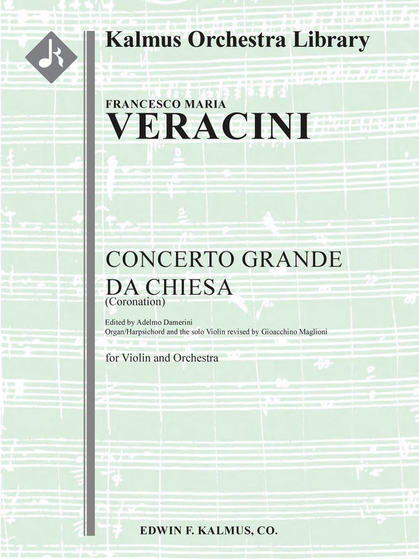 Concerto Grande da Chiesa 'Coronation' [Damerini/Maglioni] Cover Image
