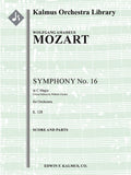 Symphony No. 16 in C, K. 128 (critical edition) Cover Image