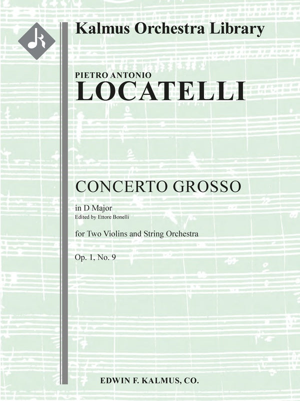 Concerto Grosso in D, Op. 1, No. 9 Cover Image